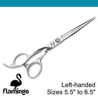 Flamingo Ergonomic Left-handed Hairdressing Scissors
