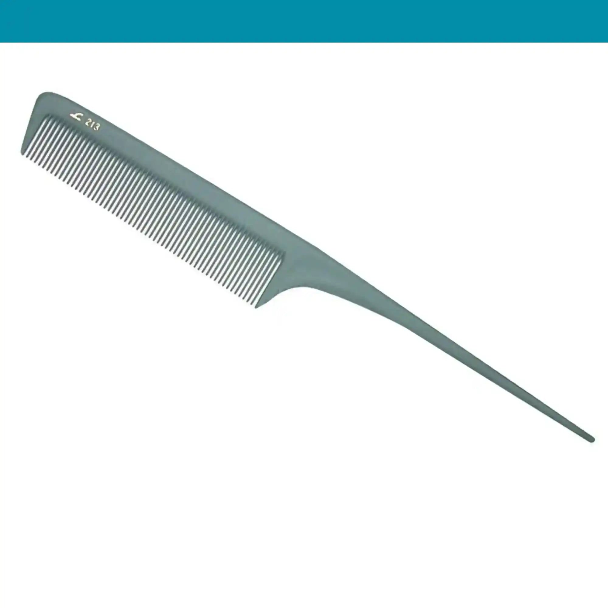 Leader Carbon #213 Tapered Tail Comb 8"