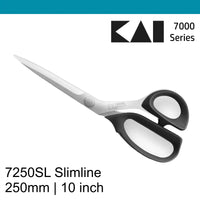 Kai 7250SL 10 inch SlimLine Professional Fabric Shears (25 cm)