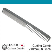 Leader Carbon #275 Long Cutting Comb Wide Teeth 8½"