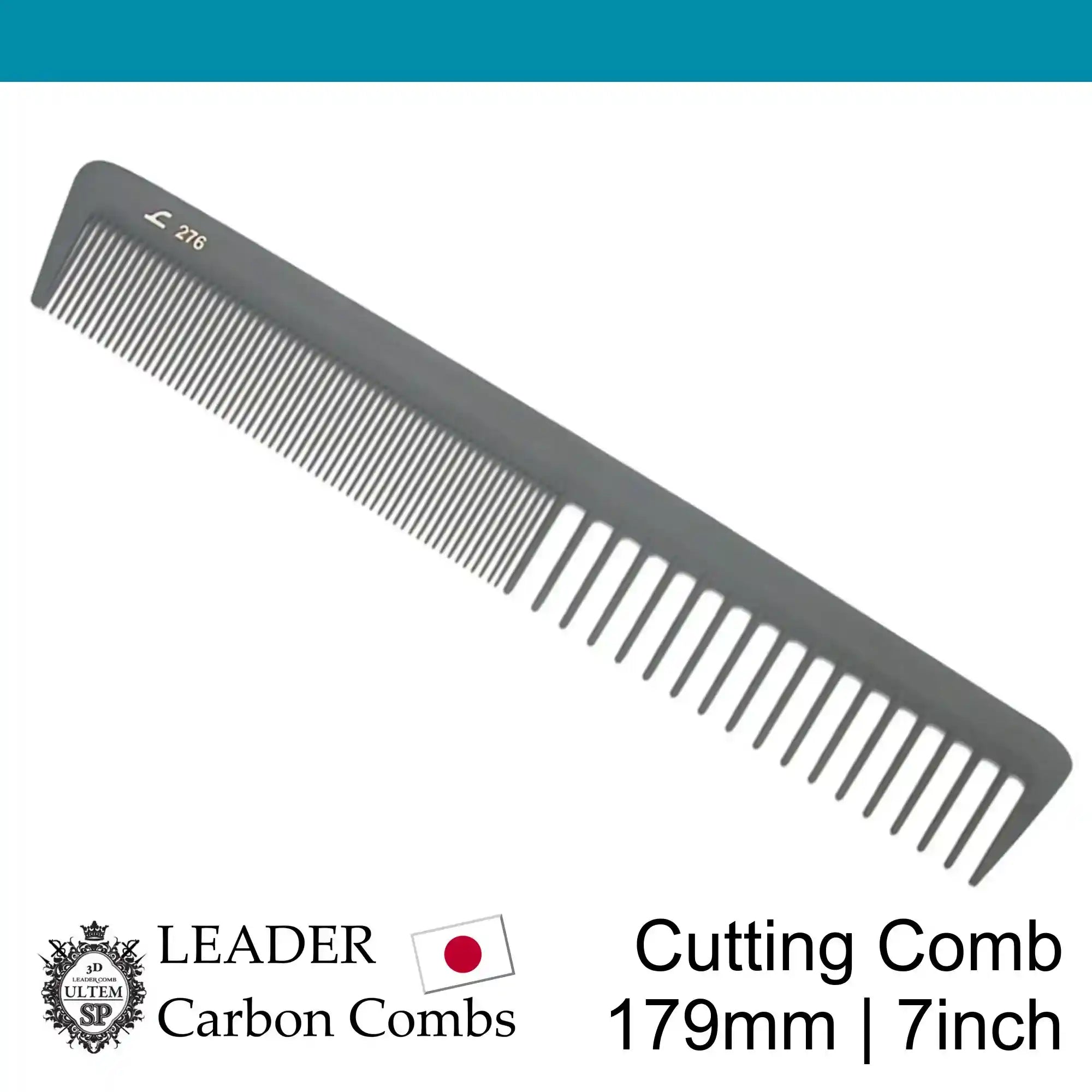 Leader Carbon #276 Cutting Comb 7"