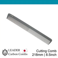 Leader Carbon #285 Long Cutting Comb Wide Teeth 8½"
