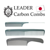 Leader Carbon #257 Metal Tail Comb 8½"