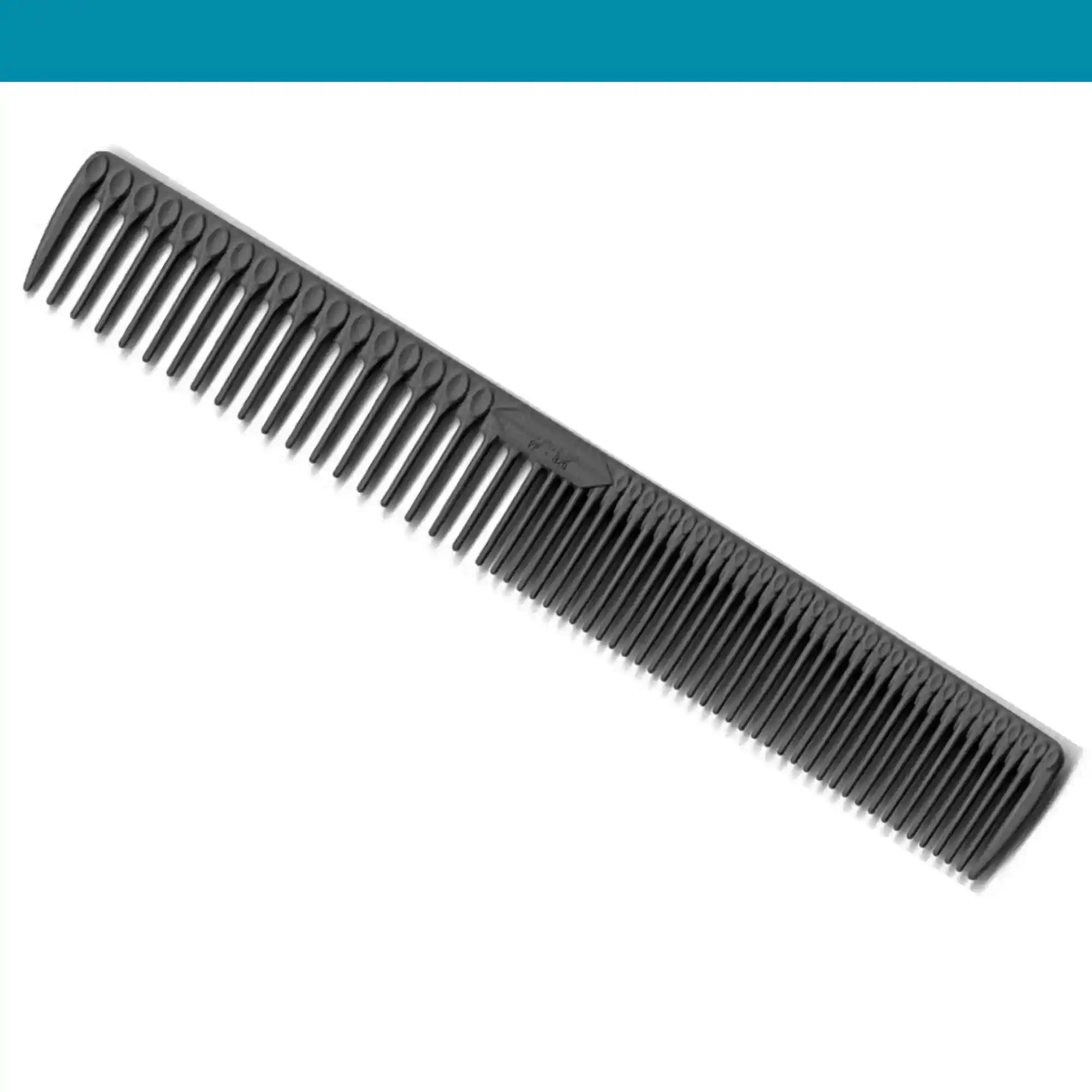 Leader Carbon #820 Long Textured Ridge Comb 8"