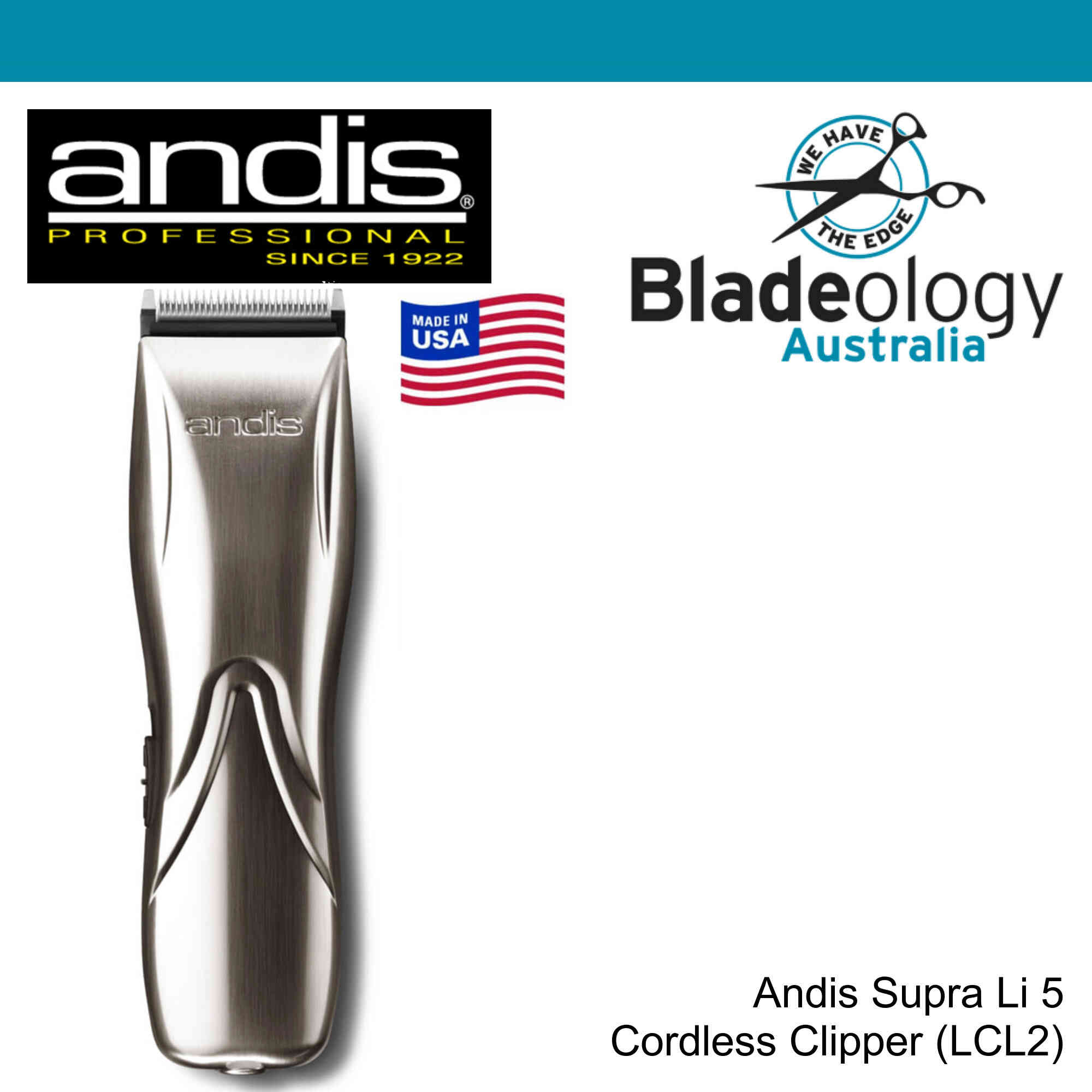 Andis Supra Li 5 Cordless Clipper (LCL2)