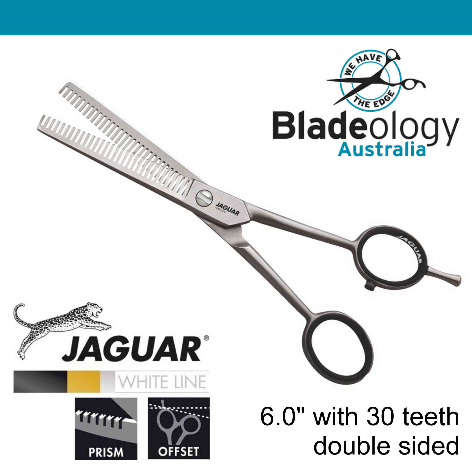 Jaguar White Satin Double Sided Thinner 30T