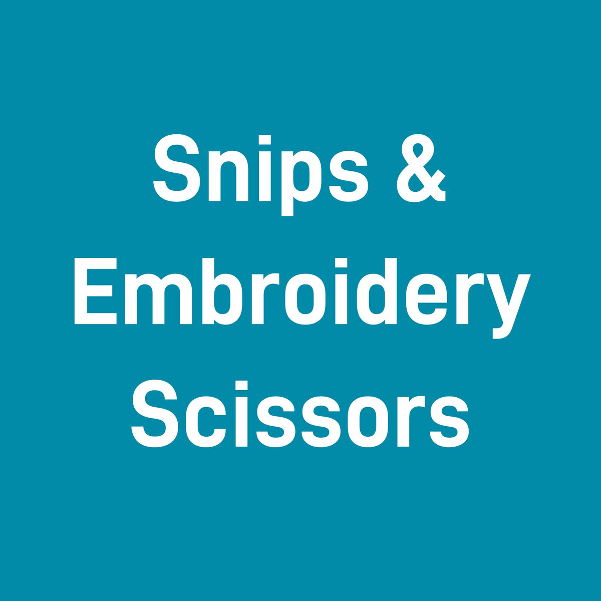 Small Scissors and Snips