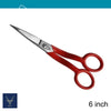 Elk Carpet Napping Scissors with Cranked Handles 6inch