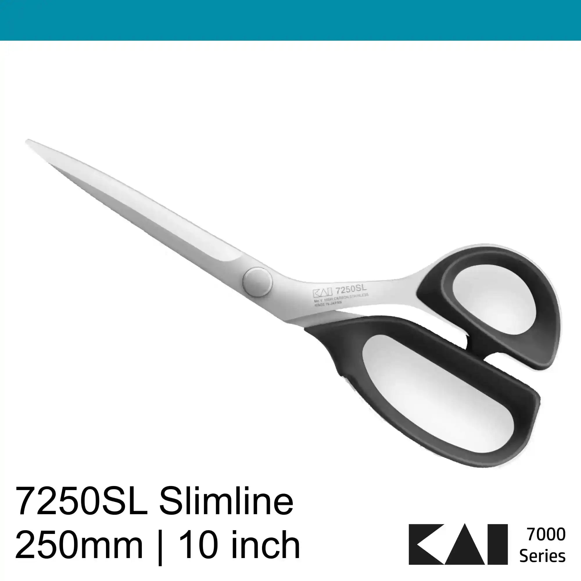 Kai 7250SL 10 inch SlimLine Professional Fabric Shears (25 cm)