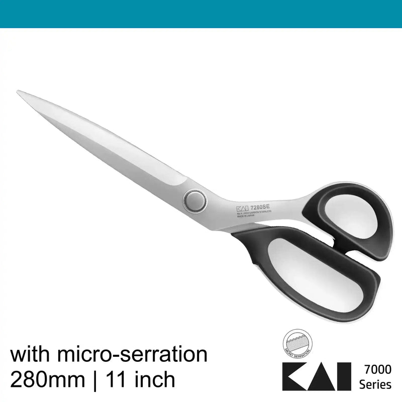 Kai 7280se 11 inch Serrated Tailoring Shears