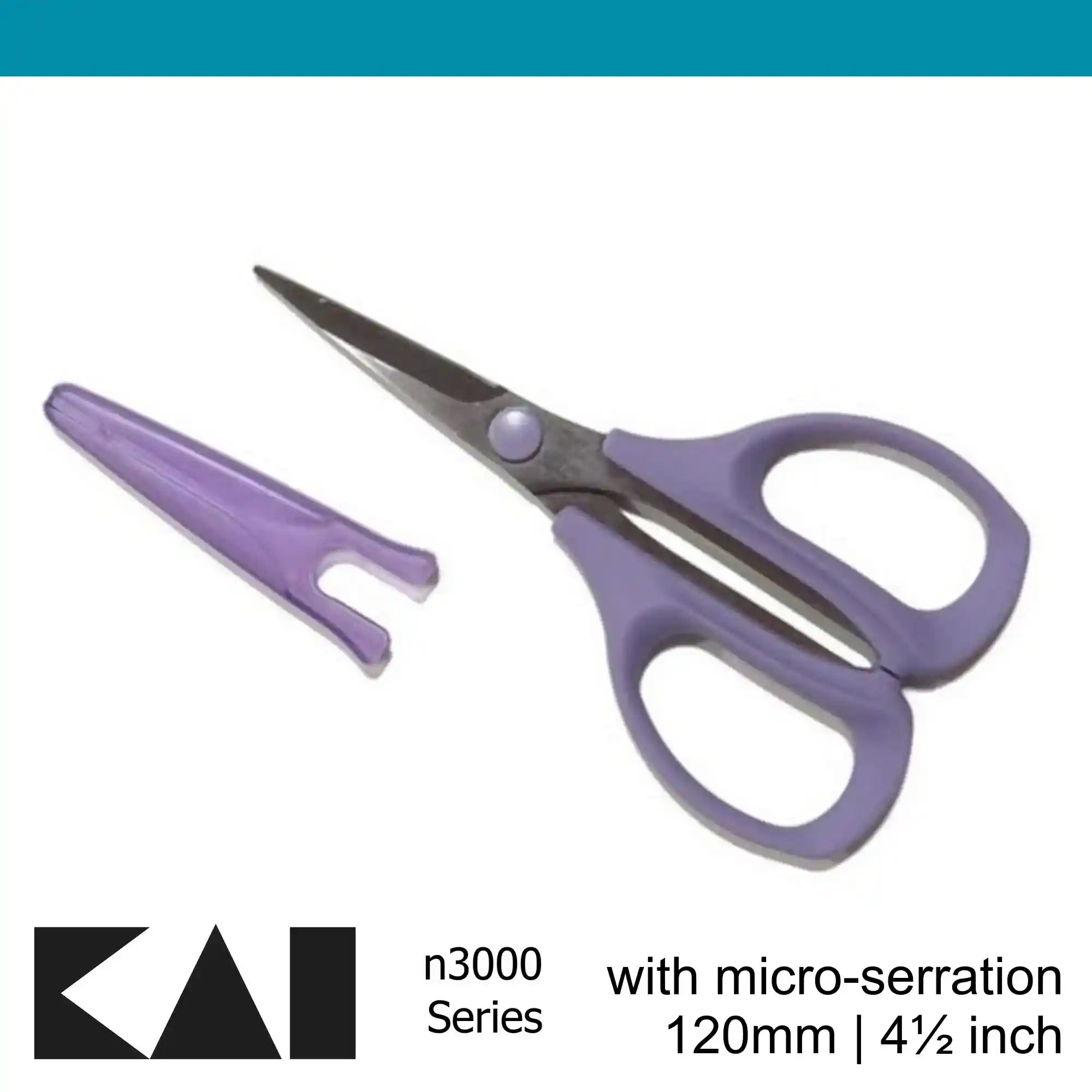 Kai 3120se Patchwork embroidery serrated scissors 120 mm
