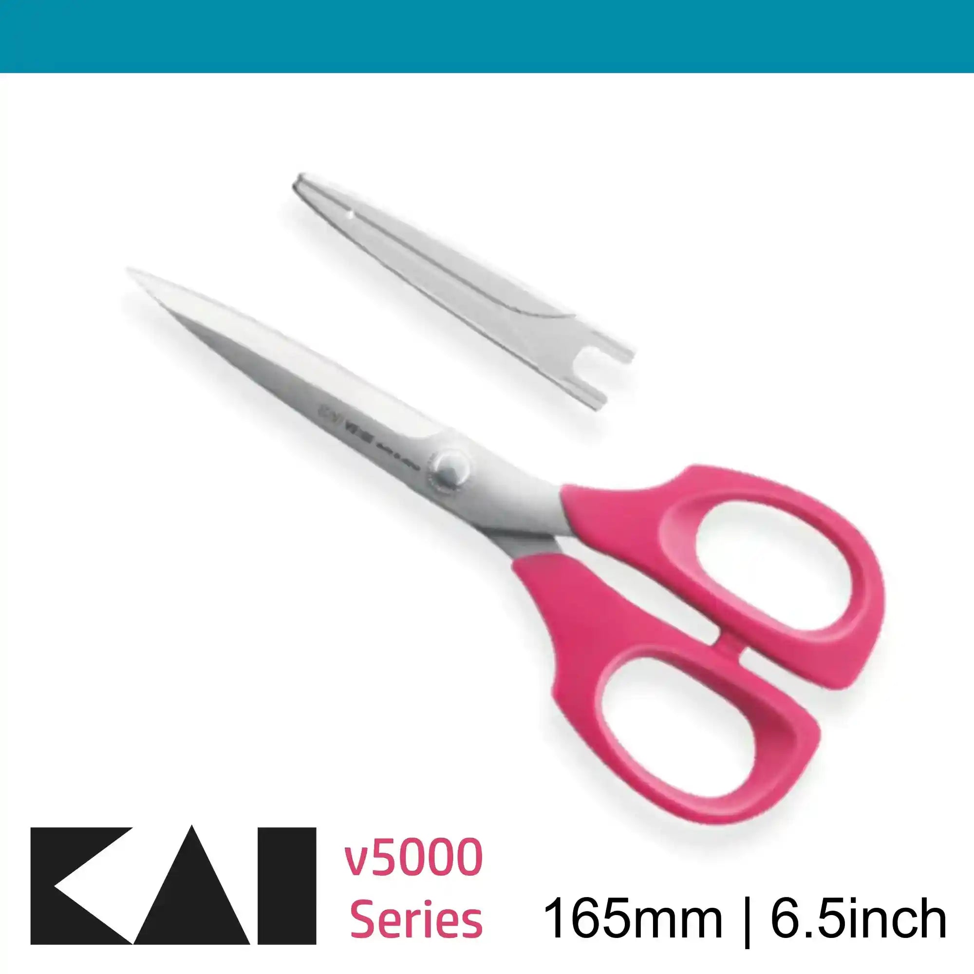 Kai 5165p 6.5 inch PINK sewing scissors