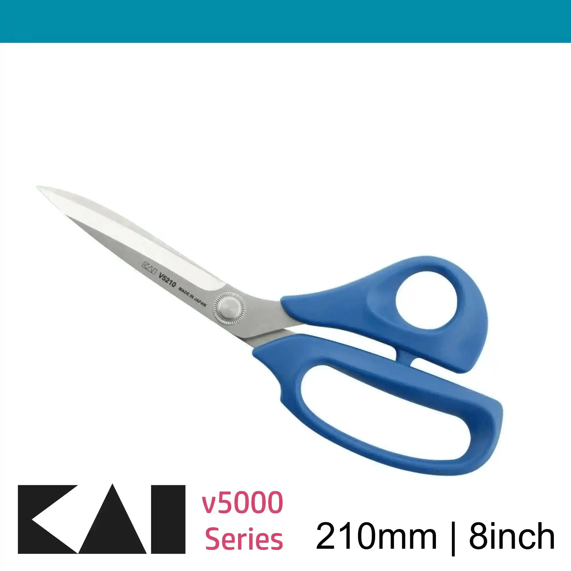 Kai 5210 8 inch BLUE Dressmaking scissors