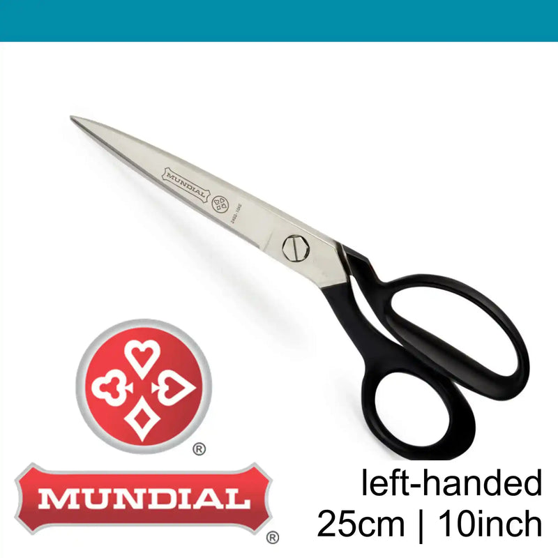Mundial 10 inch Left-handed Tapered Tailor Shears (25 cm)