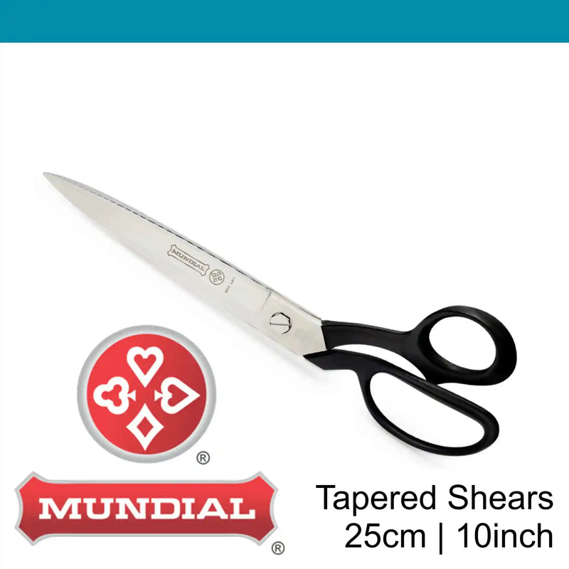 Mundial 10 inch Tapered Tailor Scissors 2498 (25 cm)