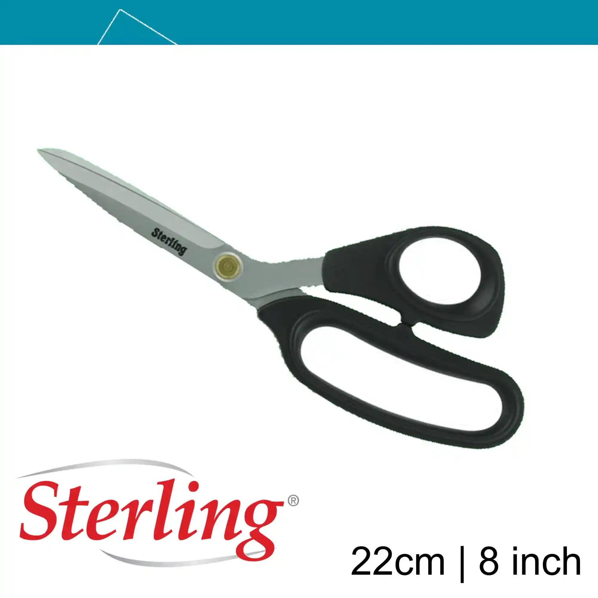 Sterling 8inch Black Panther scissors