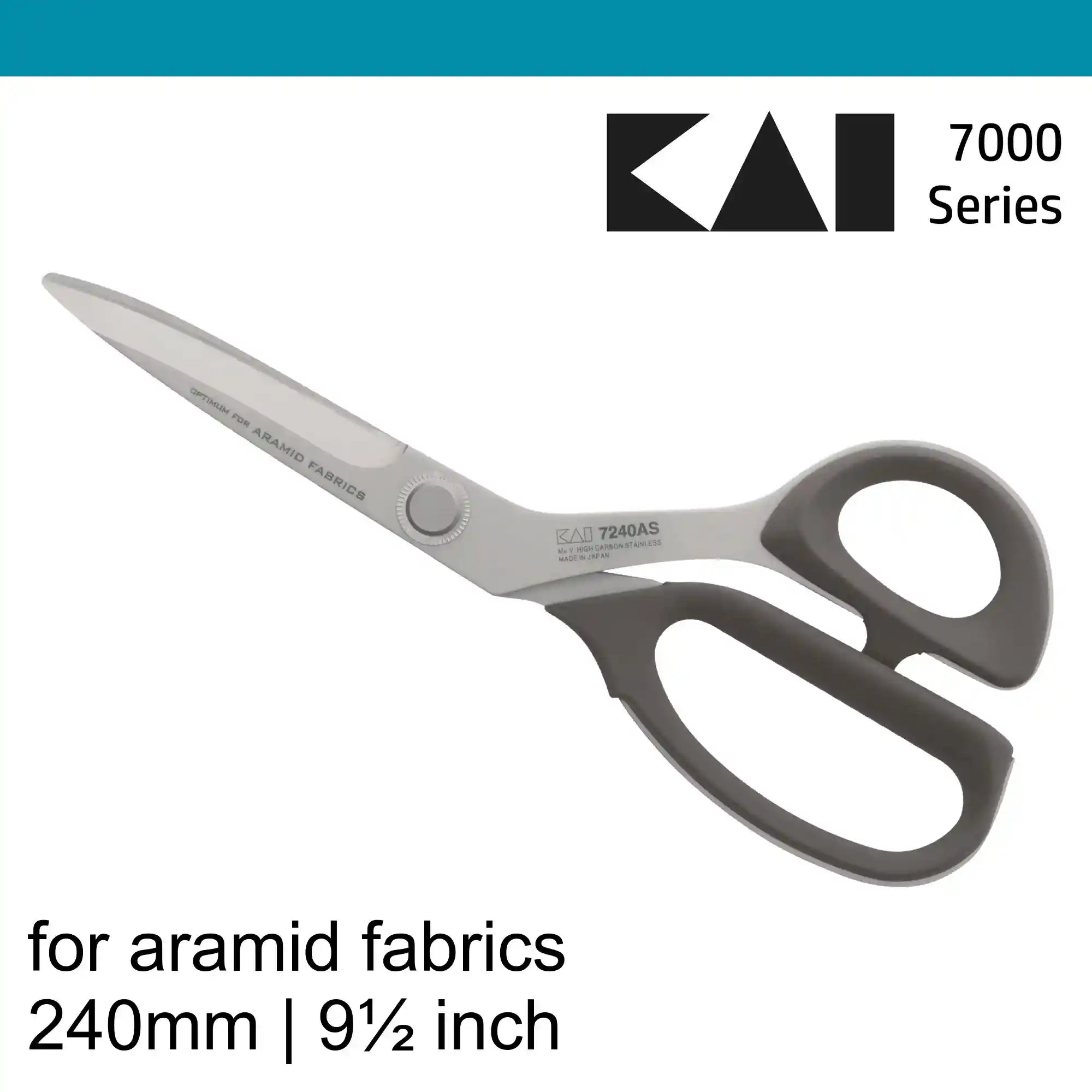 Kai 7240as Serrated Shears for Kevlar, Aramid, Fibreglass