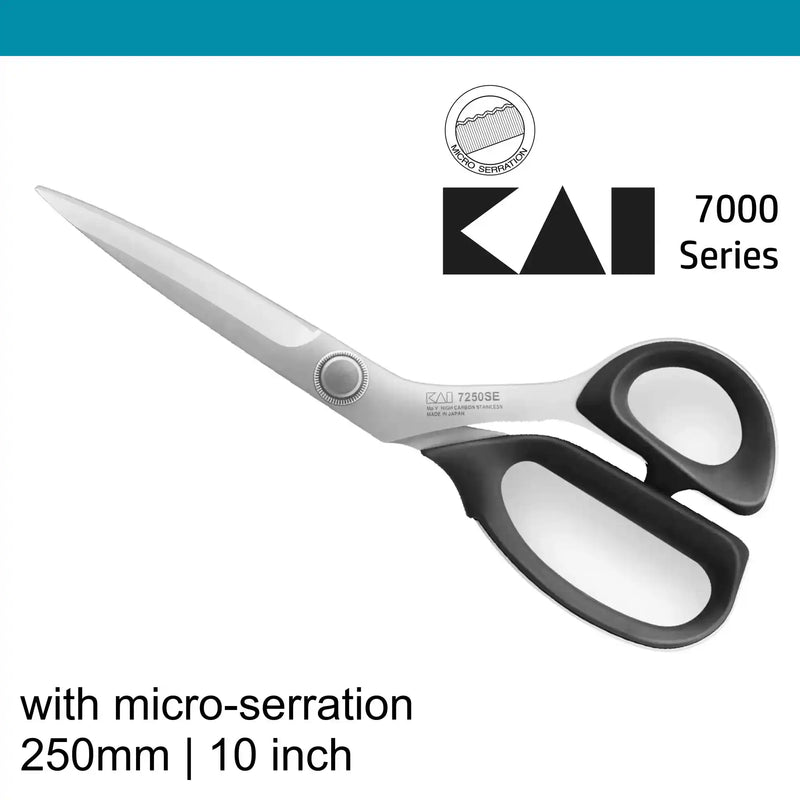 Kai 7250se 10 inch Dressmaking Shears Serrated