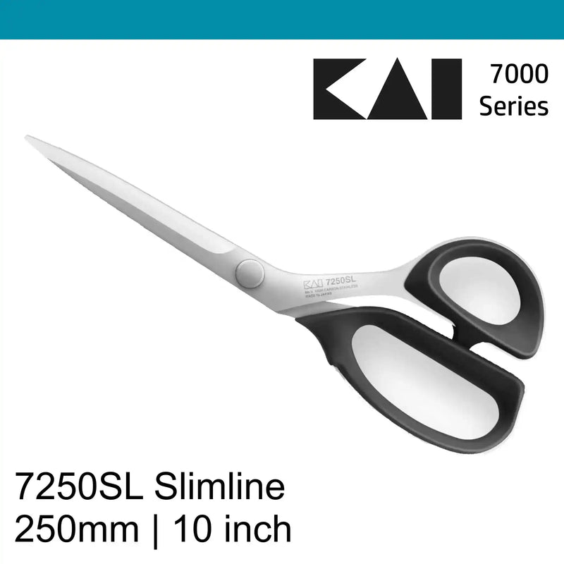 Kai 7250SL 10 inch SlimLine Professional Fabric Shears (25 cm)