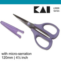 Kai n3120se Patchwork embroidery serrated scissors 120 mm