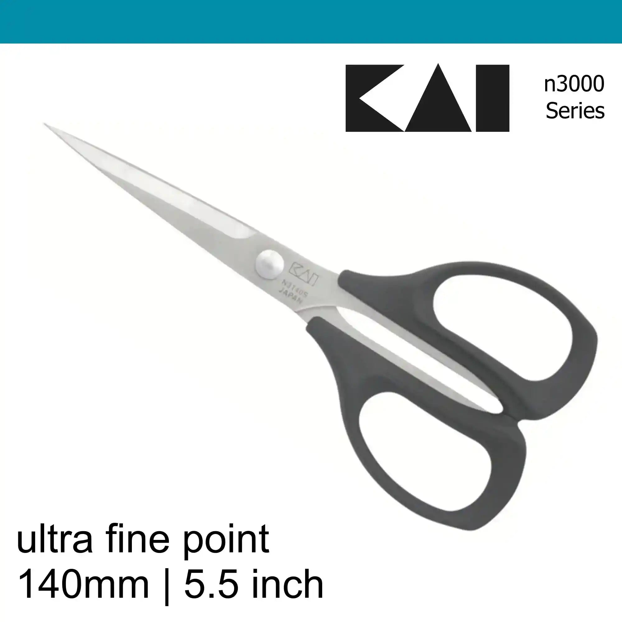 Kai n3140s Embroidery fine tip scissors 140 mm (5.5 inch)