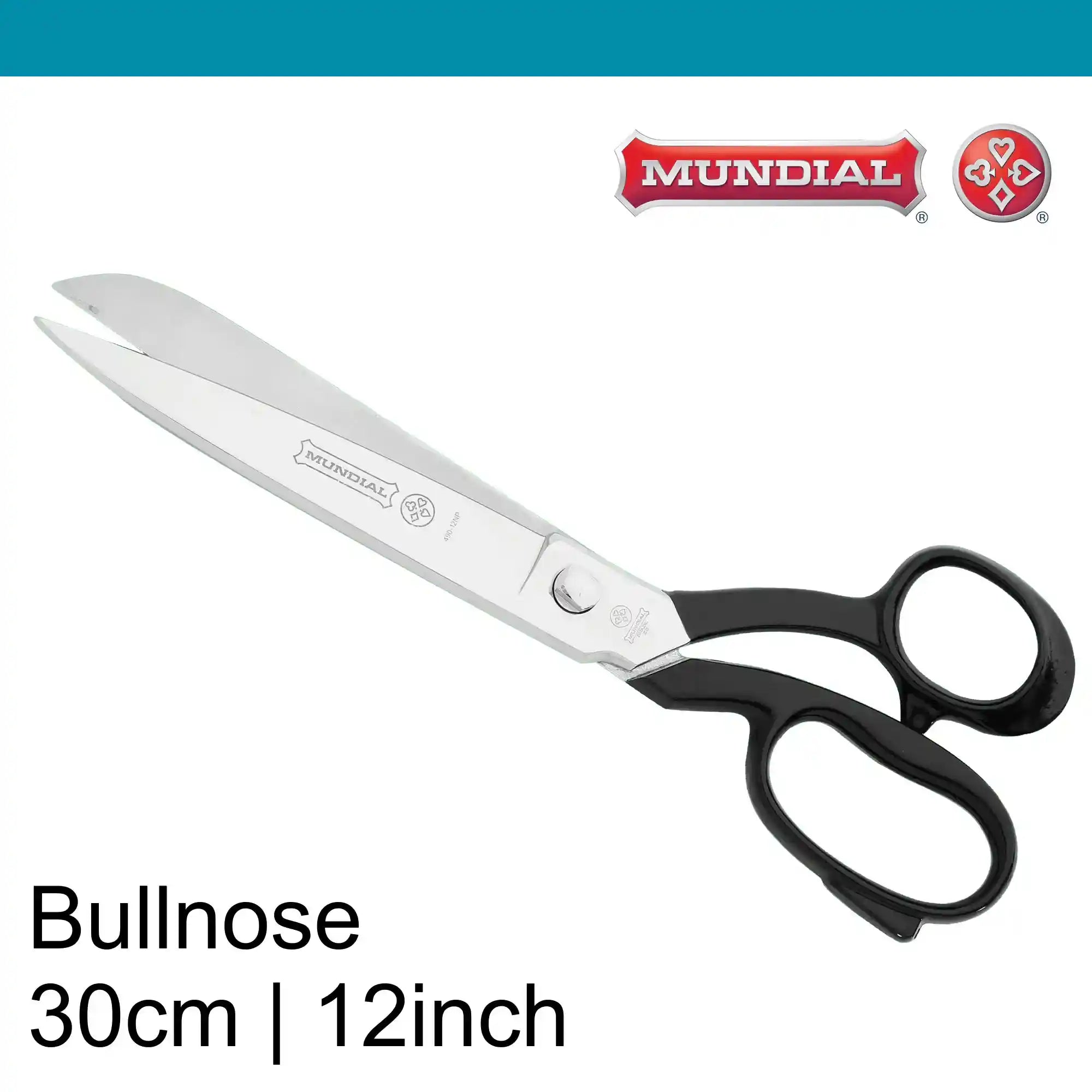 Mundial 12 inch Bullnose Tailor Scissors 490 (30 cm)