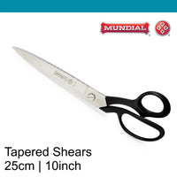 Mundial 10 inch Tapered Tailor Scissors 2498 (25 cm)