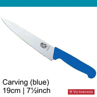Victorinox Fibrox Carving Knife 19 cm in Blue