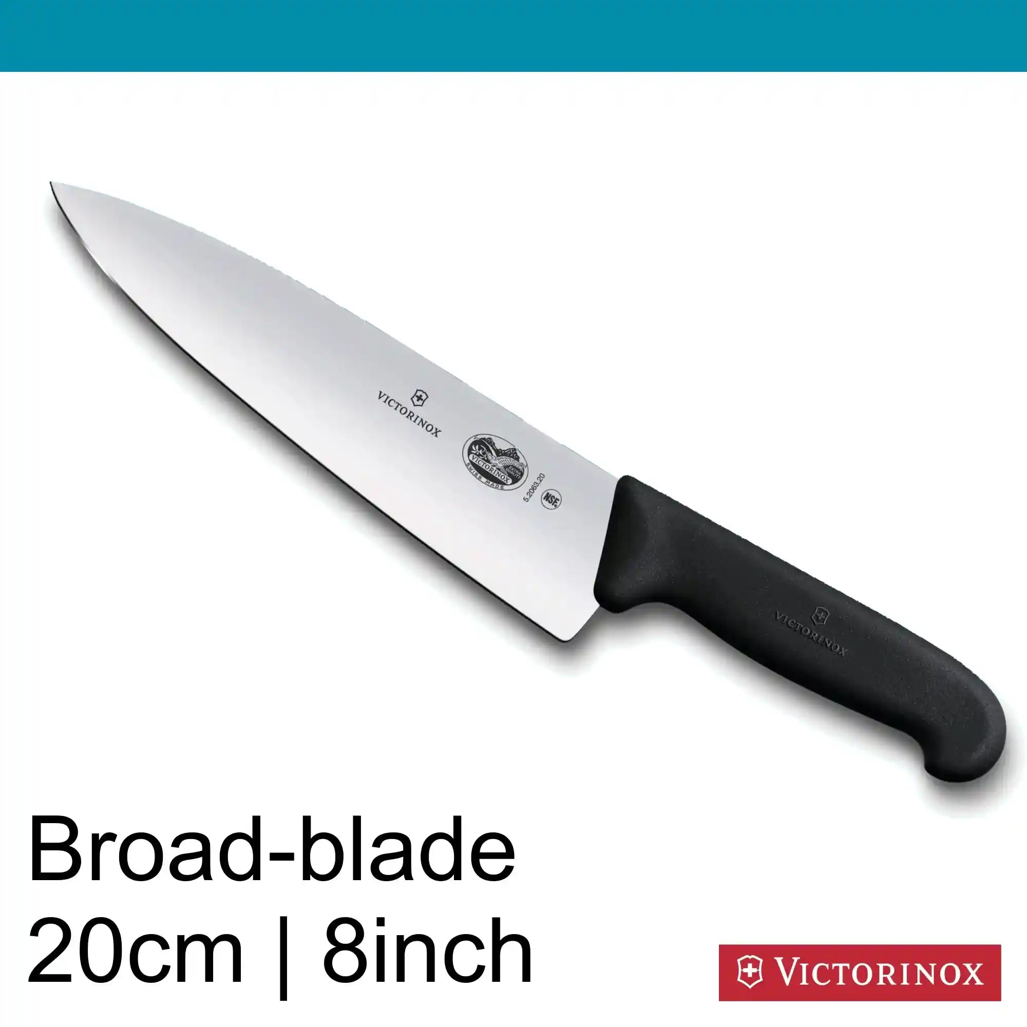 Victorinox Fibrox Carving Knife 20 cm- broad blade (8 inch)