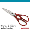 Victorinox Kitchen stainless shears red nylon handles