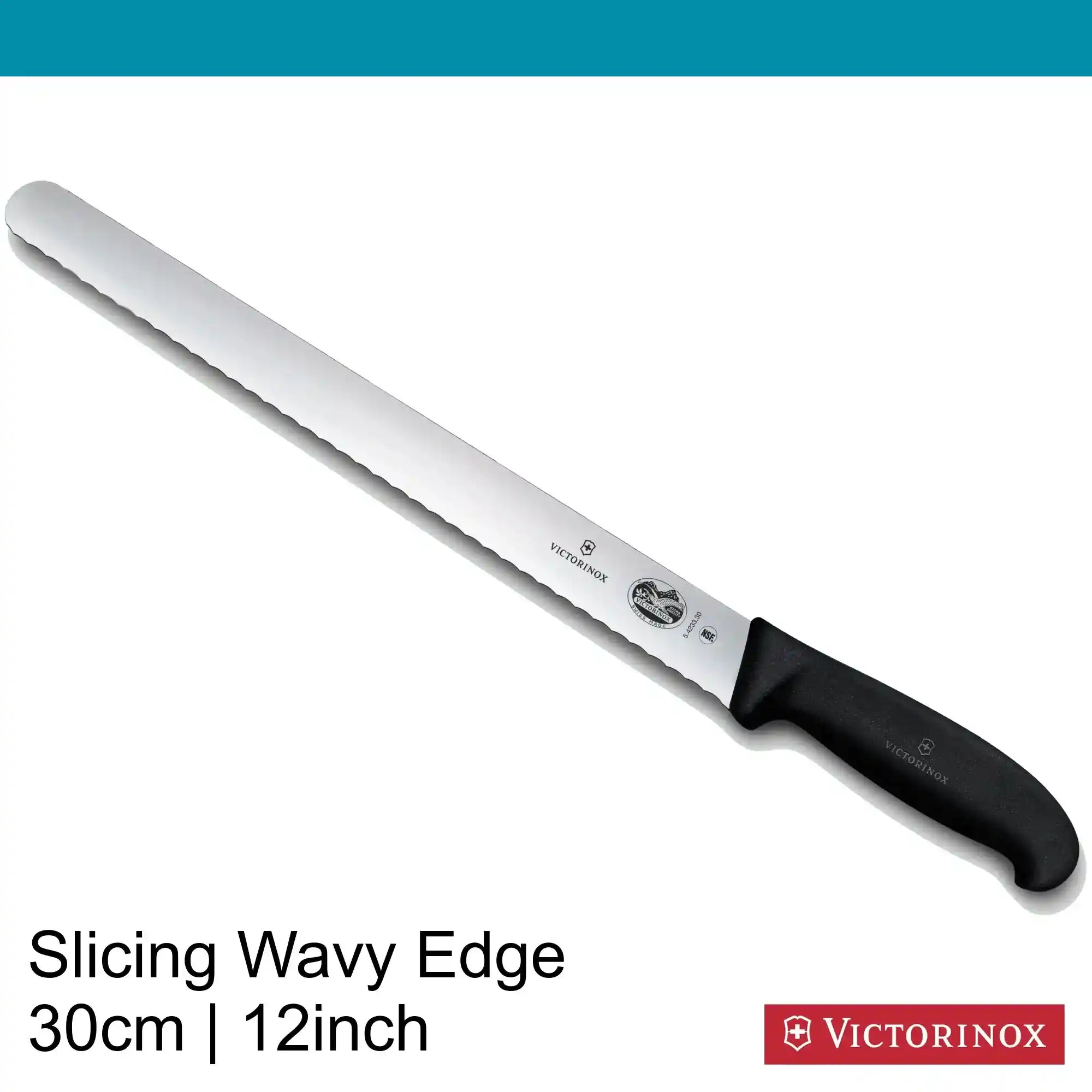 Victorinox Fibrox Slicing Knife (wavy edge) 30 cm