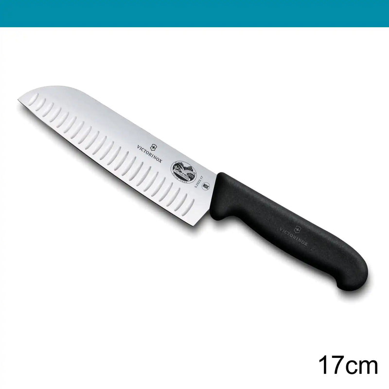 Victorinox Fibrox Santoku Knife- Fluted Edge 17 cm