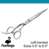 Flamingo Ergonomic Left-handed Hairdressing Scissors