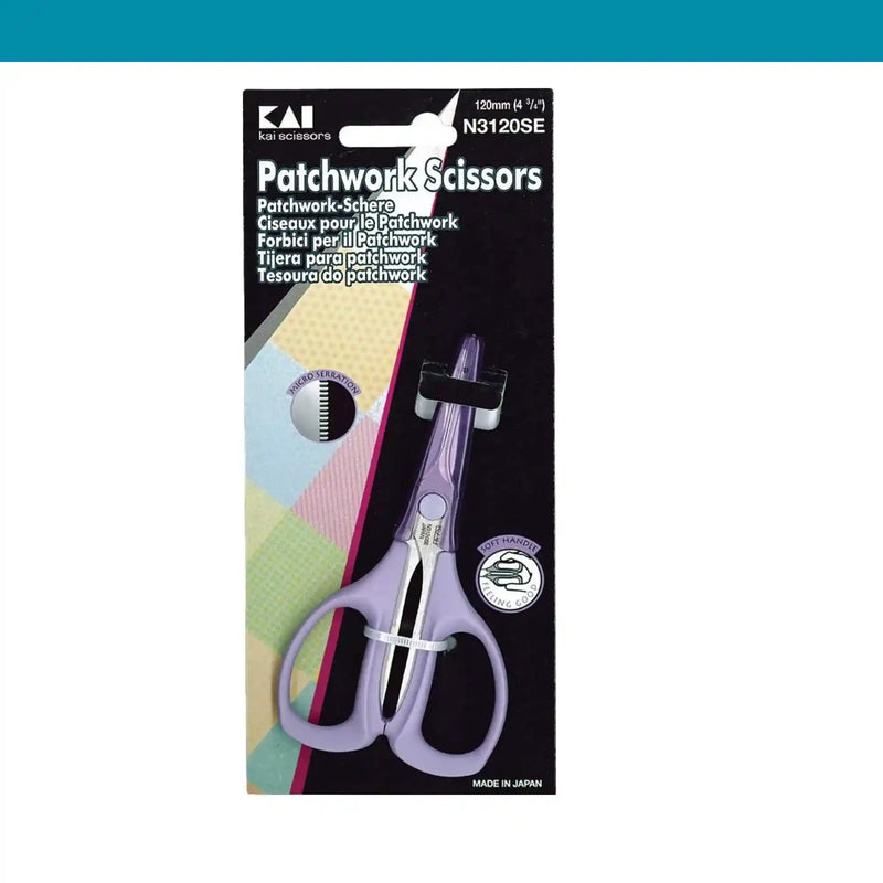 Kai 3120se Patchwork embroidery serrated scissors 120 mm