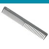 Leader Carbon #214 Wide Teeth Cutting Comb 7"