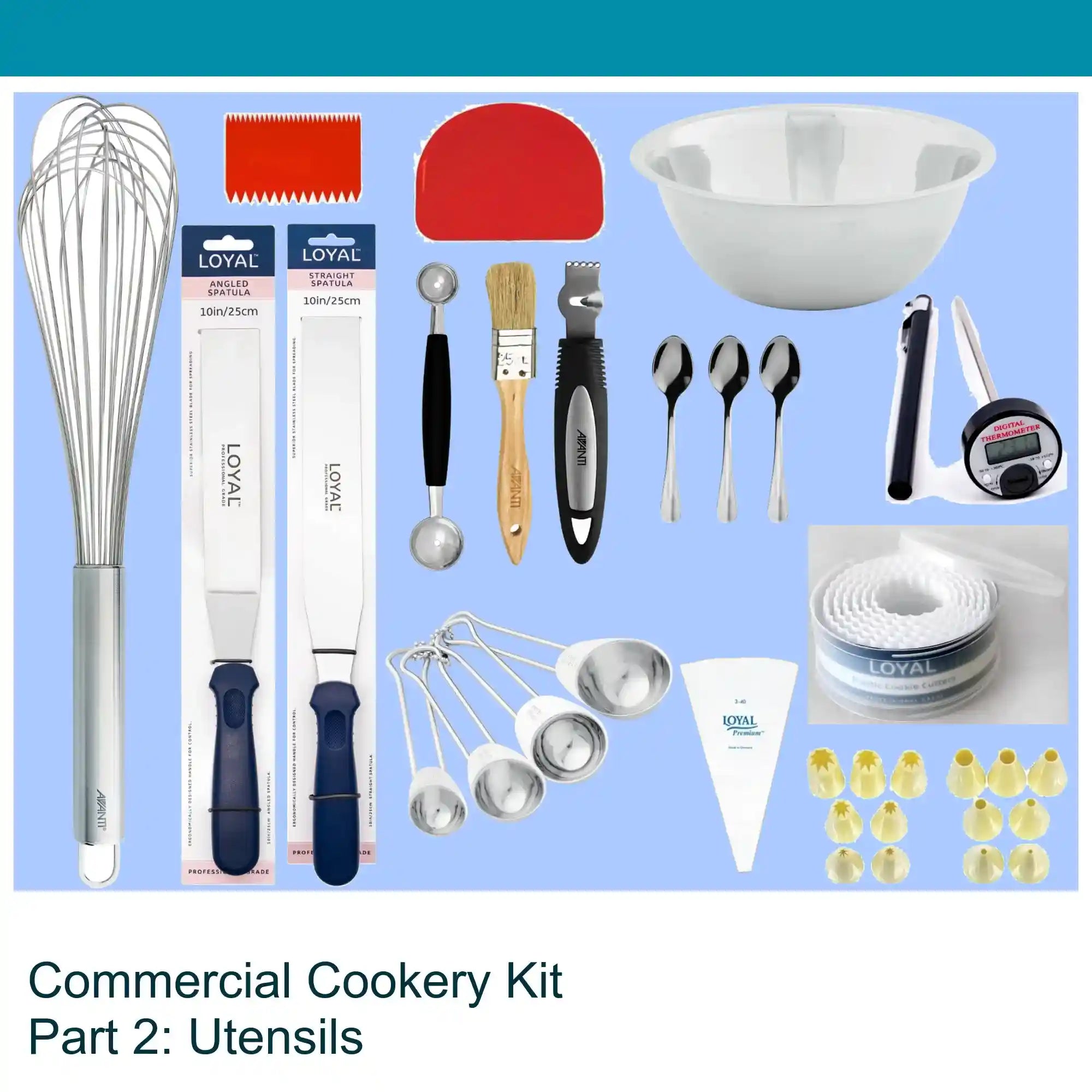 Commercial Cookery Kit BLACK (SM TAFE)