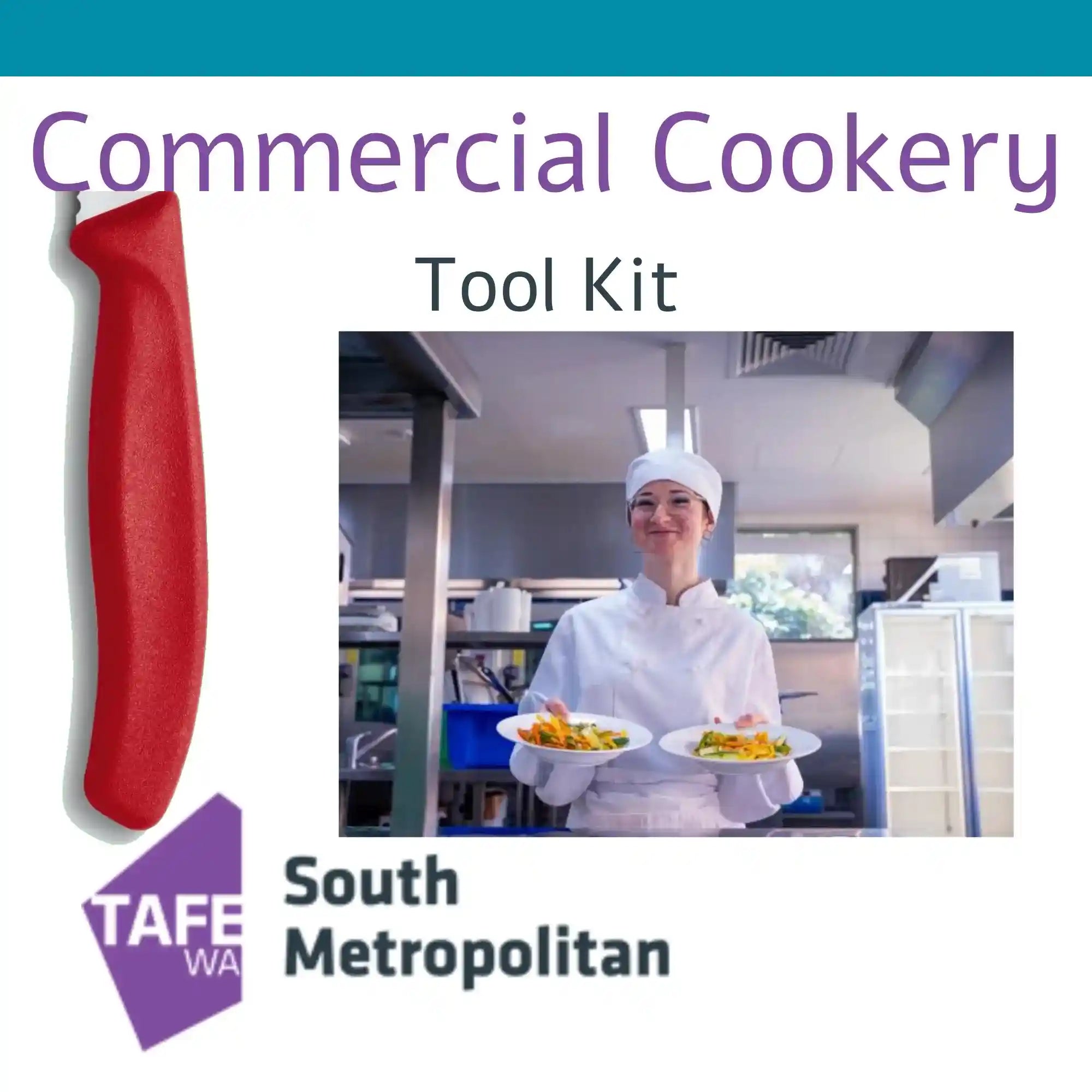Commercial Cookery Kit RED (SM TAFE)