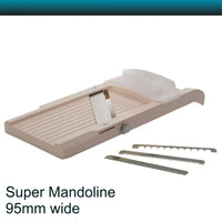 Benriner Super Mandoline Ivory Vegetable Slicer 95mm