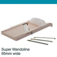 Benriner Super Mandoline Ivory Vegetable Slicer 95mm