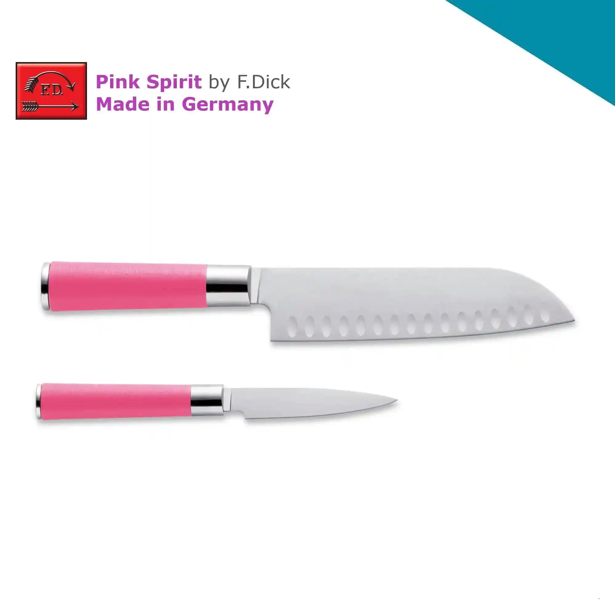 F.Dick Pink Spirit Knife Set, 2pc