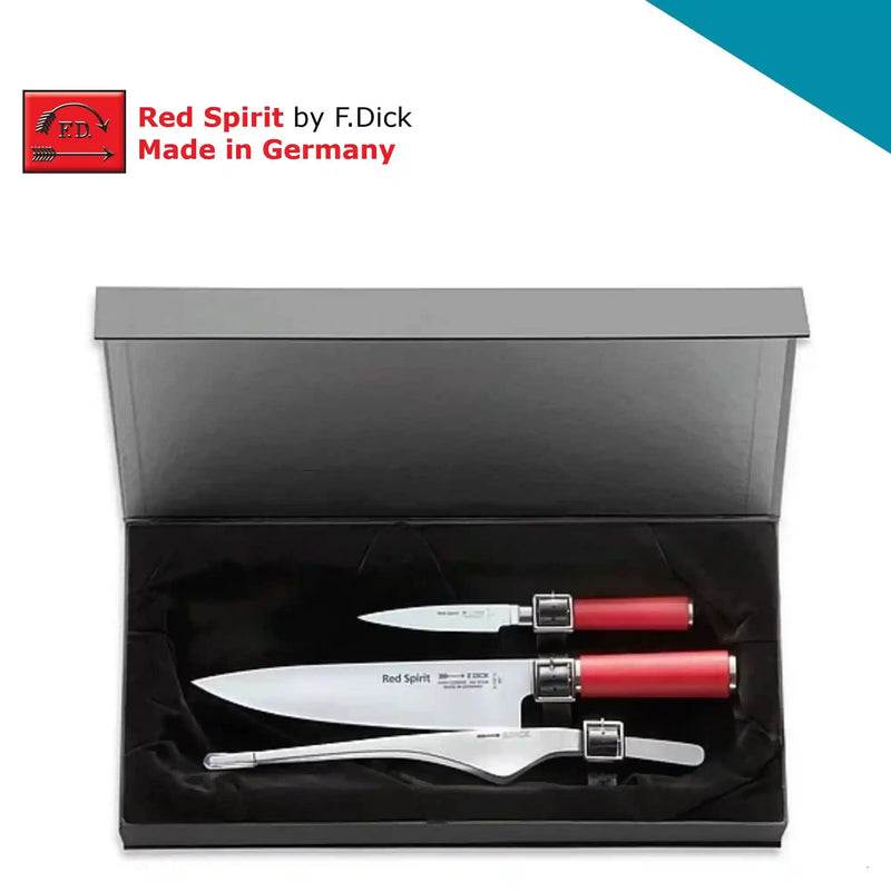 F.Dick Red Spirit Gift Set Knife Set 3pcs