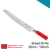 F.Dick Red Spirit Bread Knife, Serrated Edge, 26cm