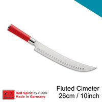 F.Dick Red Spirit "HEKTOR" Cimeter Butchers Knife Fluted 26cm