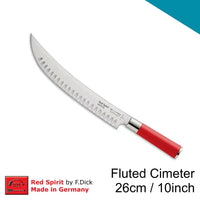 F.Dick Red Spirit "HEKTOR" Cimeter Butchers Knife Fluted 26cm