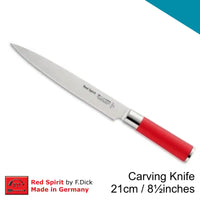 F.Dick Red Spirit Carving Knife, 21cm