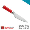 F.Dick Red Spirit Chef's Knife, 15cm