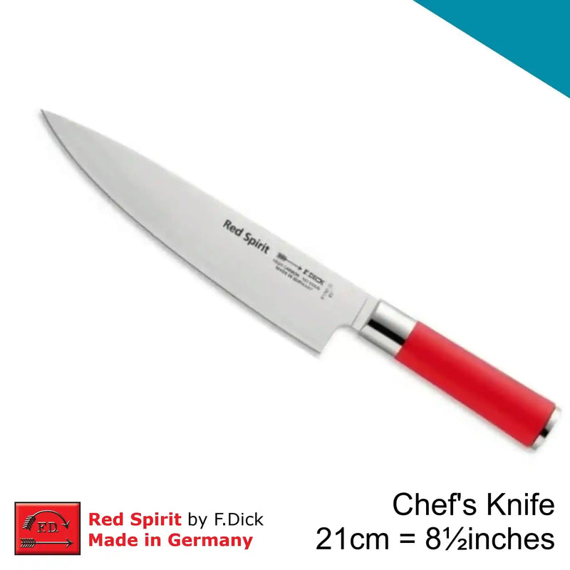 F.Dick Red Spirit Chef's Knife, 21cm