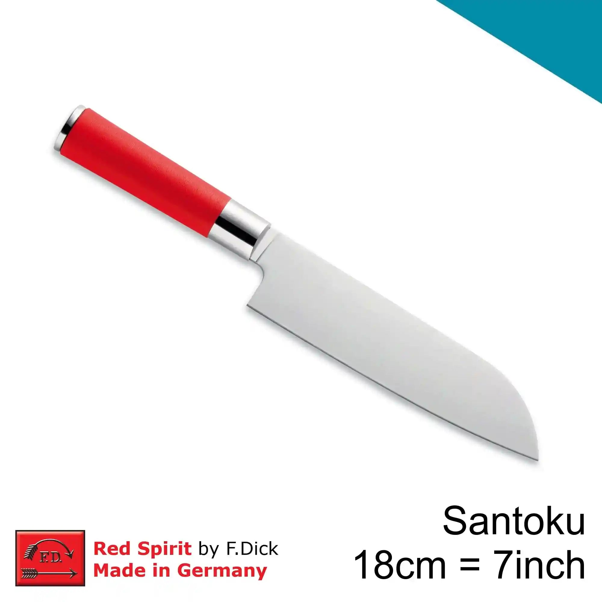 F.Dick Red Spirit Santoku, 18cm