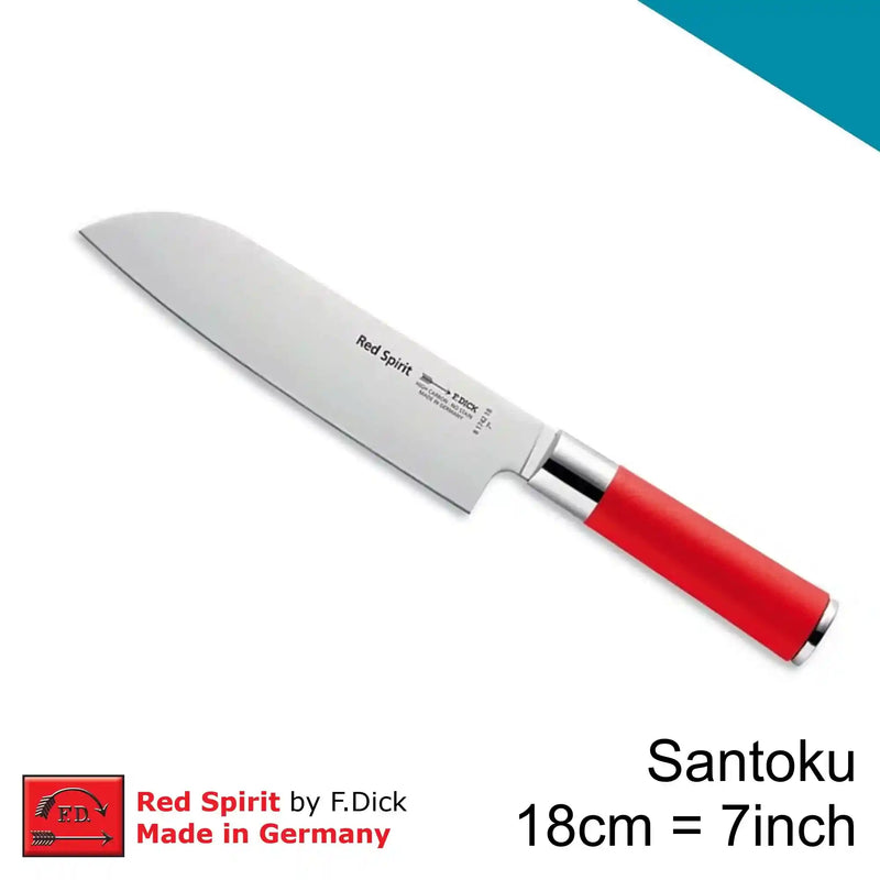 F.Dick Red Spirit Santoku, 18cm