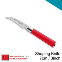 F.Dick Red Spirit Shaping Knife, 7cm